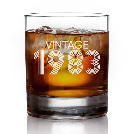 Vintage 1983 Whiskey Glass-Maddie & Co.