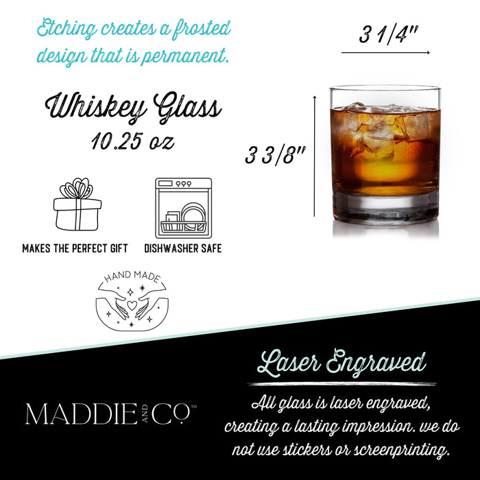 Vintage 1984 Whiskey Glass-Maddie & Co.