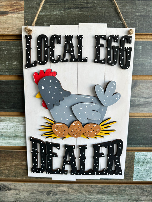 Local Egg Dealer Doorhanger DIY Kit-Maddie & Co.