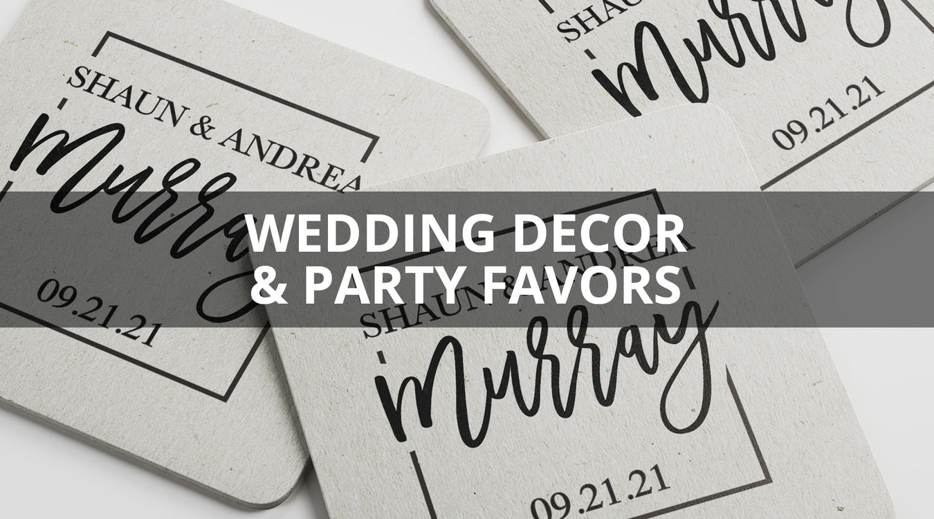 Wedding Decor + Party Favors