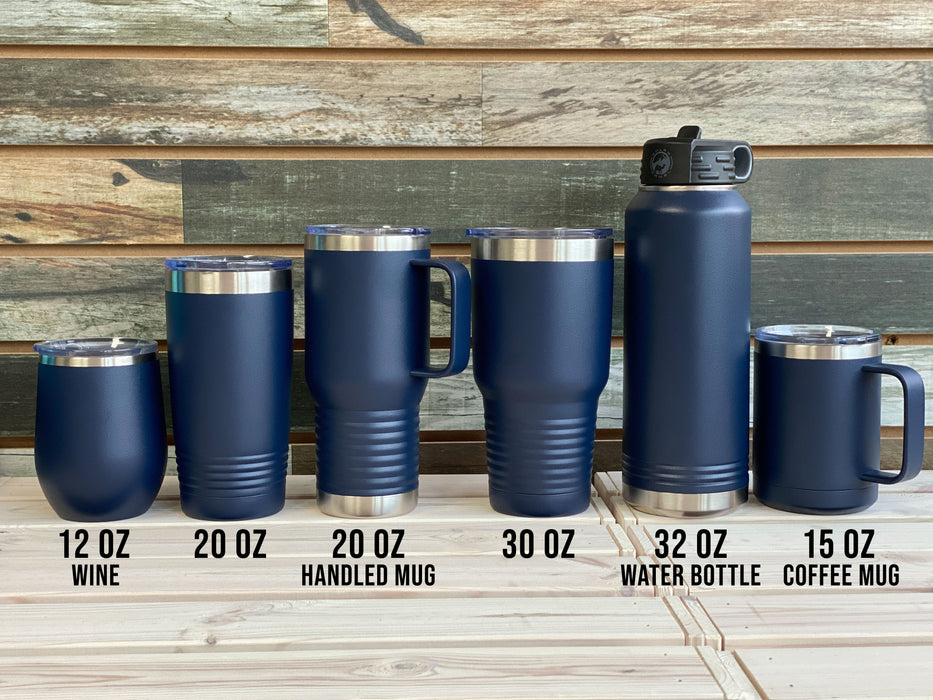 Grandpa Baby Announcement Tumbler-Tumblers + Water Bottles-Maddie & Co.