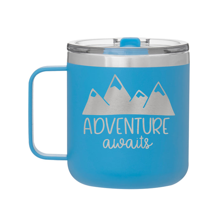 Adventure Awaits Camp Mug-Tumblers + Mugs-Maddie & Co.