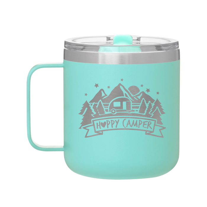Happy Camper Camp Mug-Tumblers + Mugs-Maddie & Co.