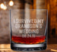 I Survived My Grandson's Wedding Whiskey Glass-Whiskey Glasses + Wine-Maddie & Co.