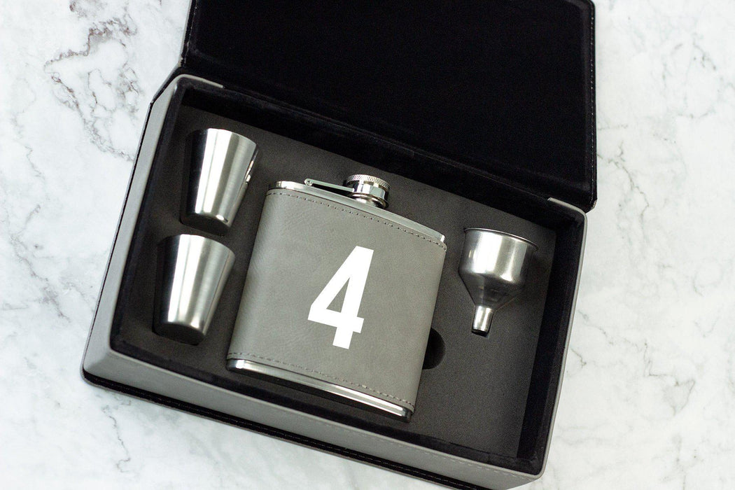 Initial Wedding Party Flask-Flask-Maddie & Co.