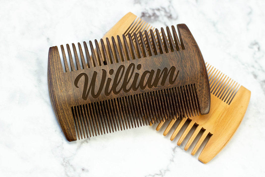 Personalized Beard Comb-Groomsmen Gift-Maddie & Co.