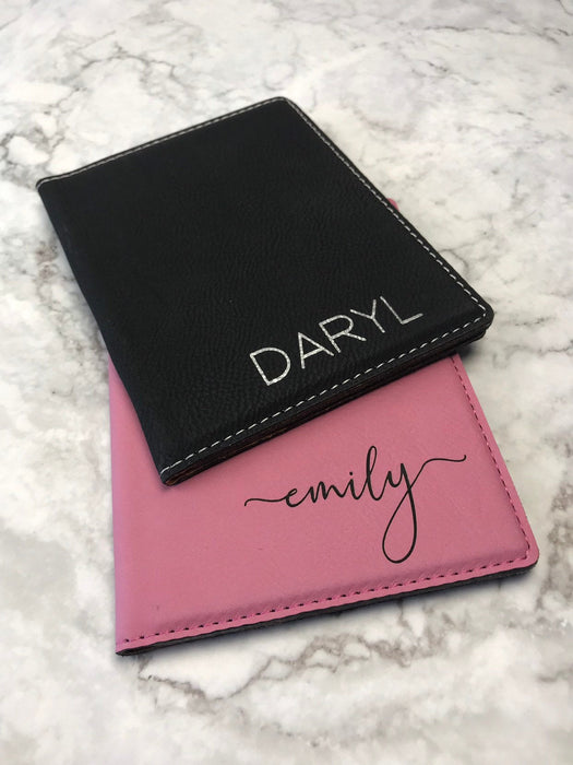 Personalized Rawhide Passport Cover