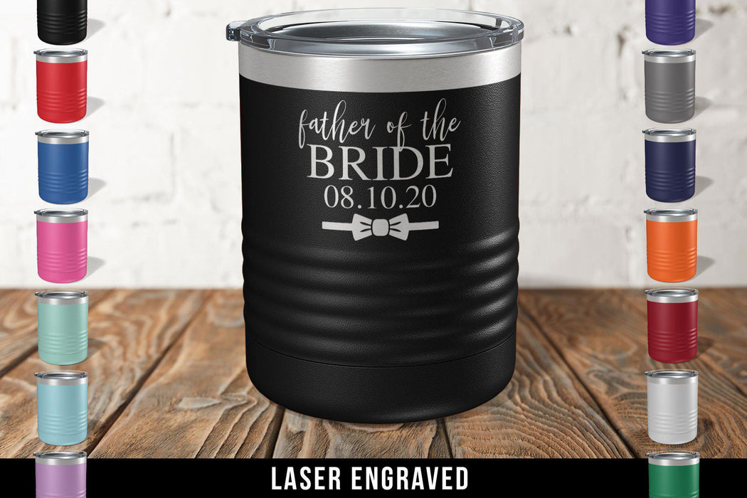 Father of the Groom Engraved Tumbler-Tumblers + Water Bottles-Maddie & Co.