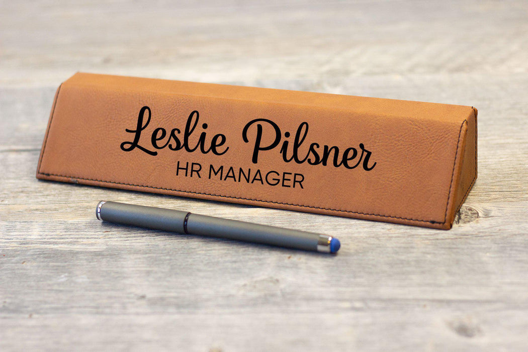 Gray Desk Name Plate-Maddie & Co.