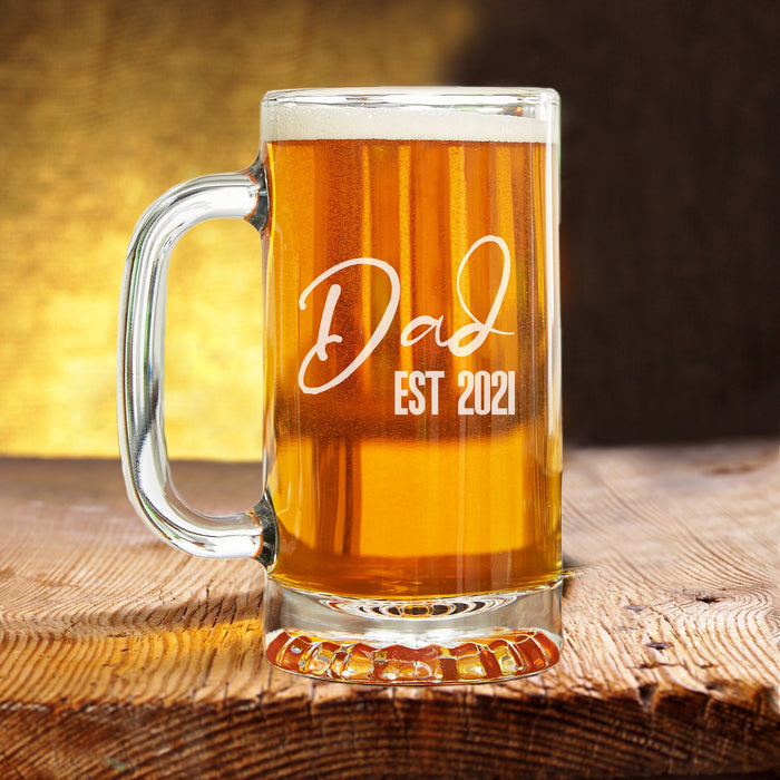Dad Established Beer Mug-Maddie & Co.