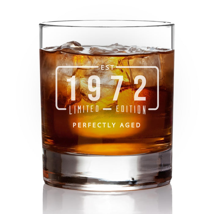1972 Birthday Whiskey Glass-Maddie & Co.