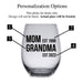 Pregnancy Announcement Grandparents Wine Glass-Maddie & Co.