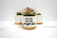 Put me on the prayer list Funny Succulent Pot-Maddie & Co.