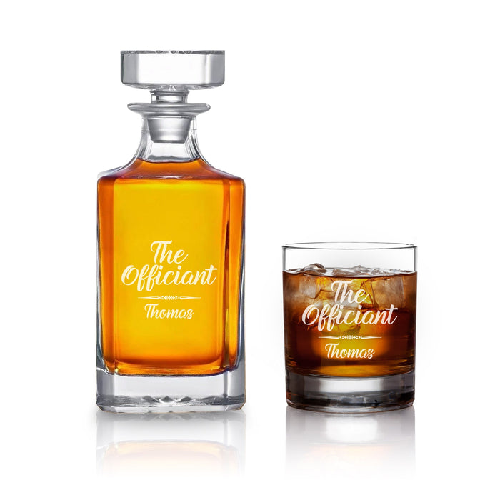 Officiant Whiskey Decanter Set-Maddie & Co.
