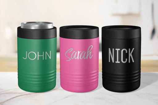 Personalized Can Cooler-Tumblers + Water Bottles-Maddie & Co.